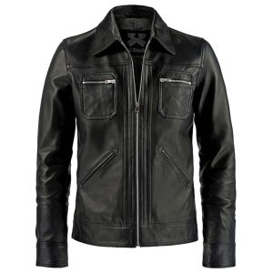 Kensington Black Leather Jacket