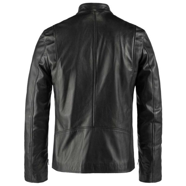 Ironman Black Premium Leather Jacket