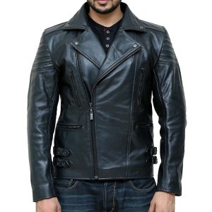Stylish Leather Biker Jacket