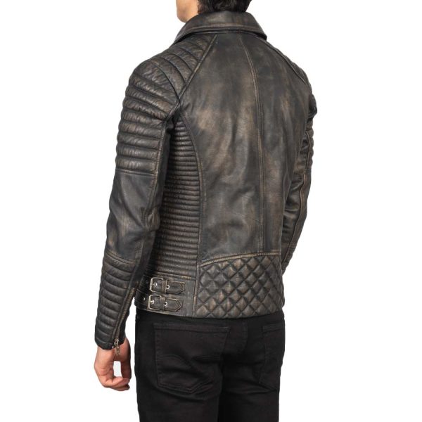 Armand Distressed Leather Jacket