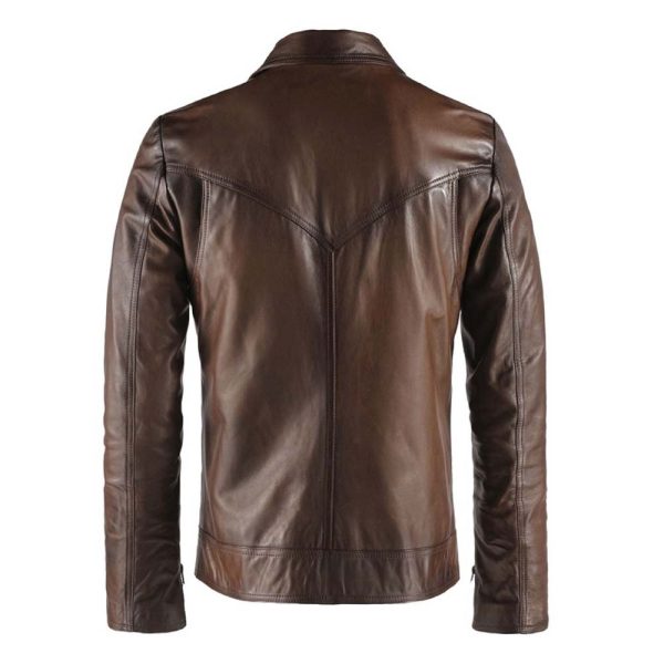 Drifter Brown Leather Jacket